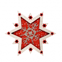 Игрушка на елку для вышивки бисером «Звезда»